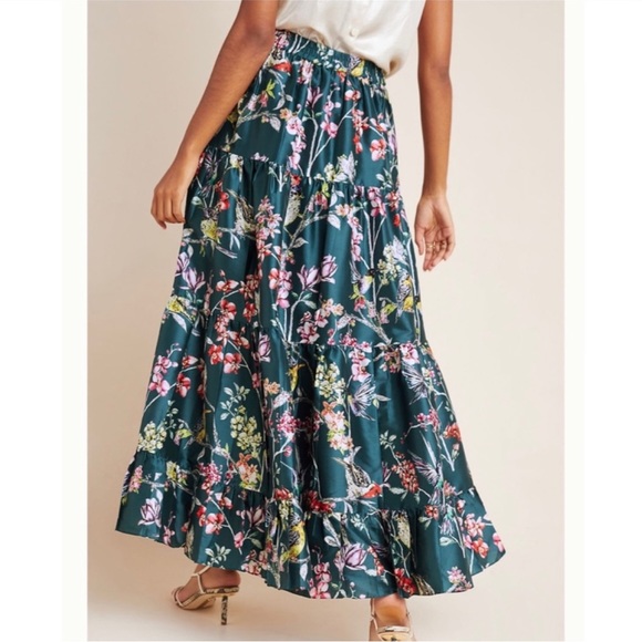 🔴 SOLD ❌ [NWT] ANTHROPOLOGIE | DENOVO Tracie Tiered Maxi Skirt Size S - Picture 6 of 6